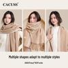 CACUSS Women's Winter Wool Blend Scarf & Shawl