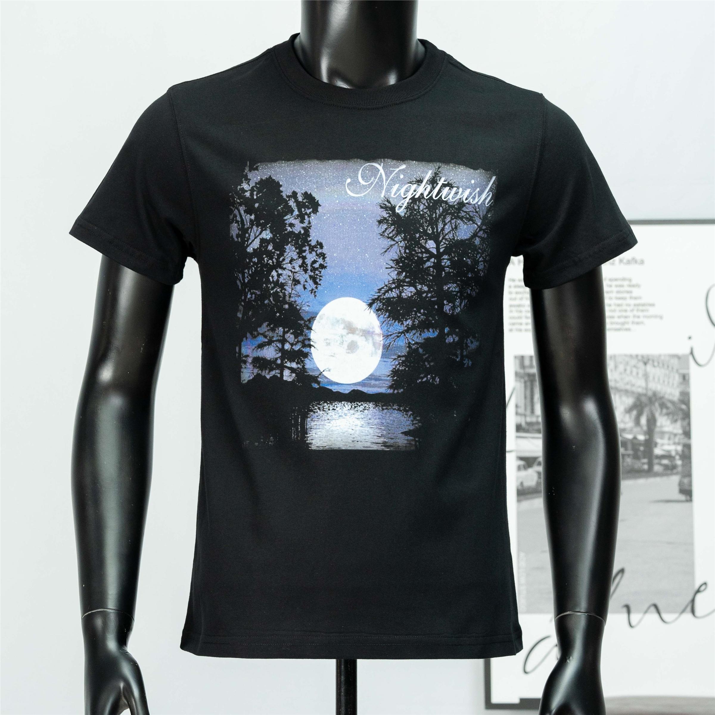 

Finland Metal Nightwish Symphony Metal Embroidered Retro ShortSleeved TShirt M