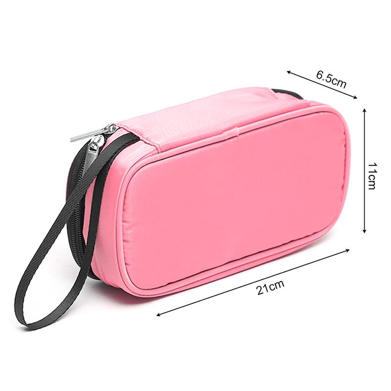 Portable Waterproof Insulin Cooling Bag Pill Protector Thermal Insulated Medical Kit Multifunctional Food Cosmetics Washing Bag