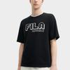 Fila Tricou Pulover Casual Confortabil cu Gât Rotund și Mânecă Scurtă Bărbați Tricouri Negru F11M429107F-BK