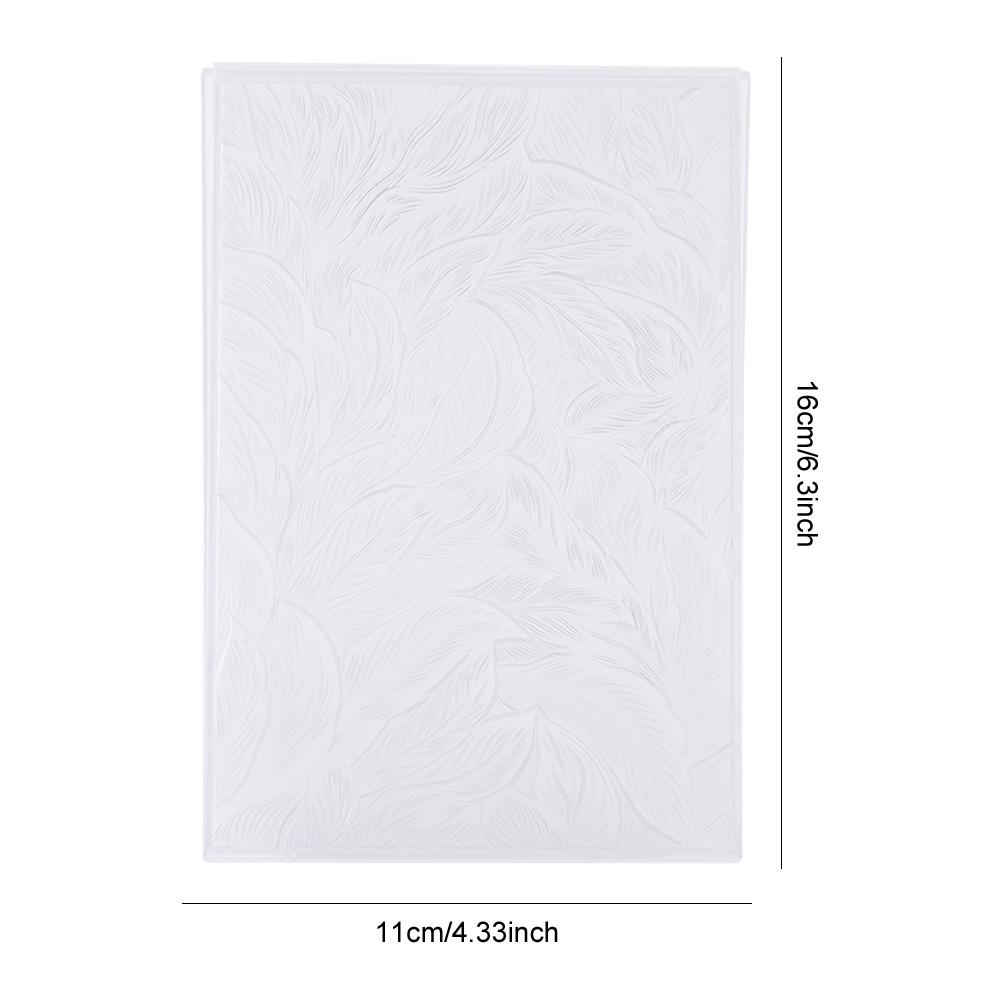 3D Embossing Folder 3D Textured Plastic Embossing Folder Template Card Making Embossing Folder Album Stamps DIY Decor