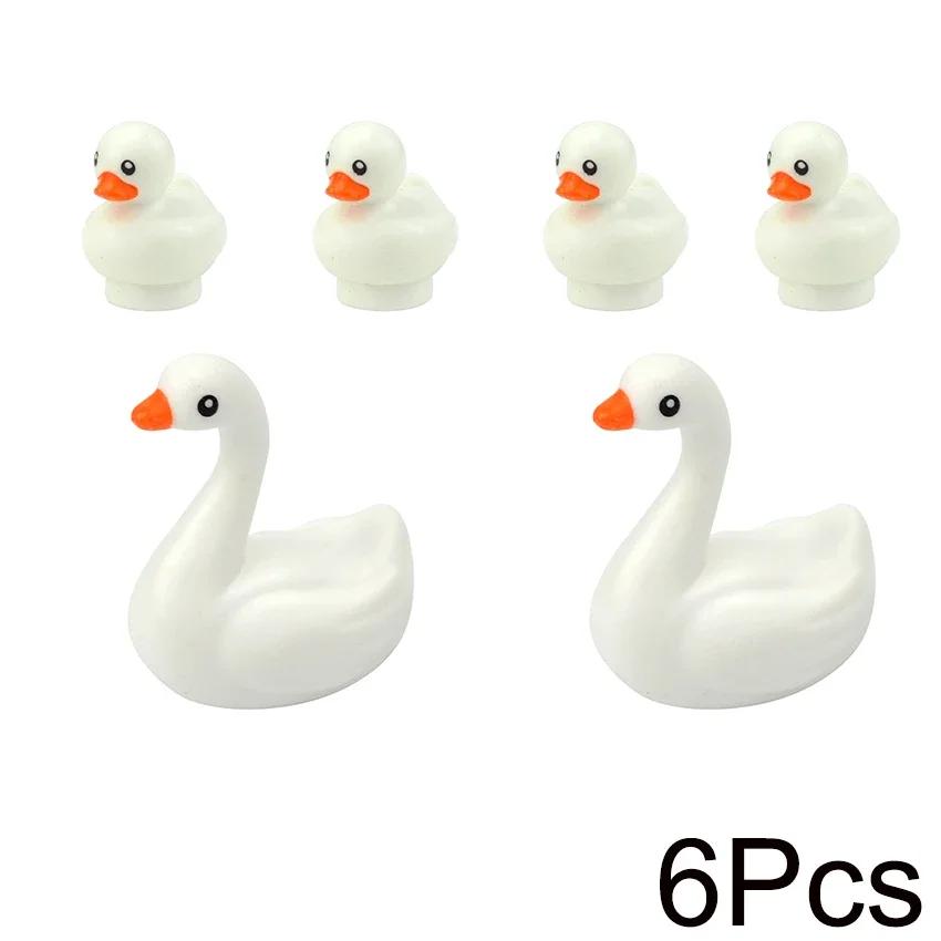 Small Particles Bricks Set City Animal Building Blocks Duck Swan Pig Cat Figures Bird Dog Zoo Farm Accessories Kid Toys Gifts