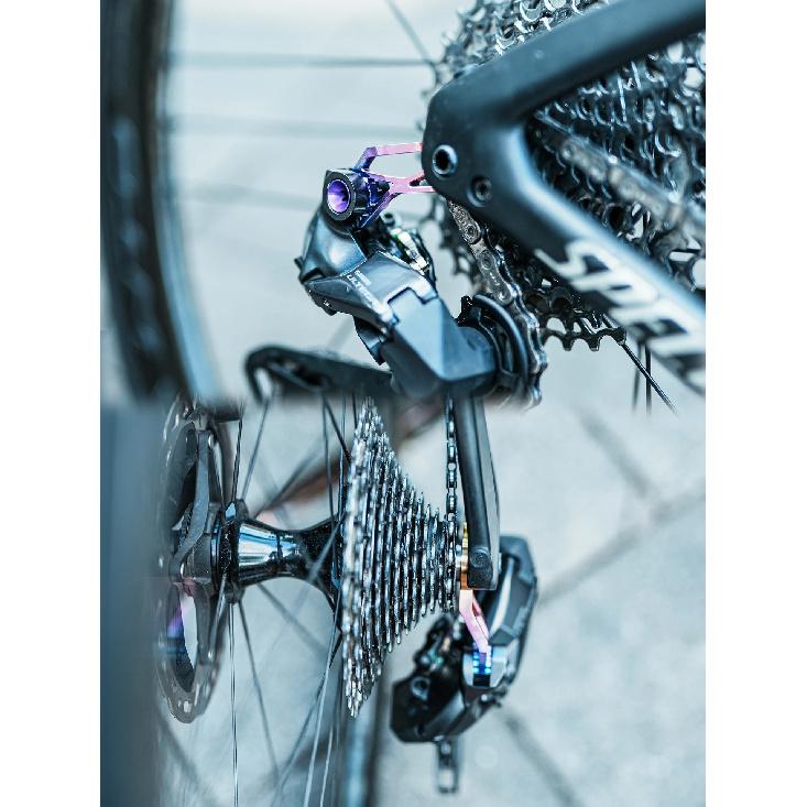 Chaser Road Bike Rear Derailleur Tail Hook Ultra-Lightweight Titanium Alloy Direct-Mount Tail Hook For SPECIALIZED For SL8/SL7