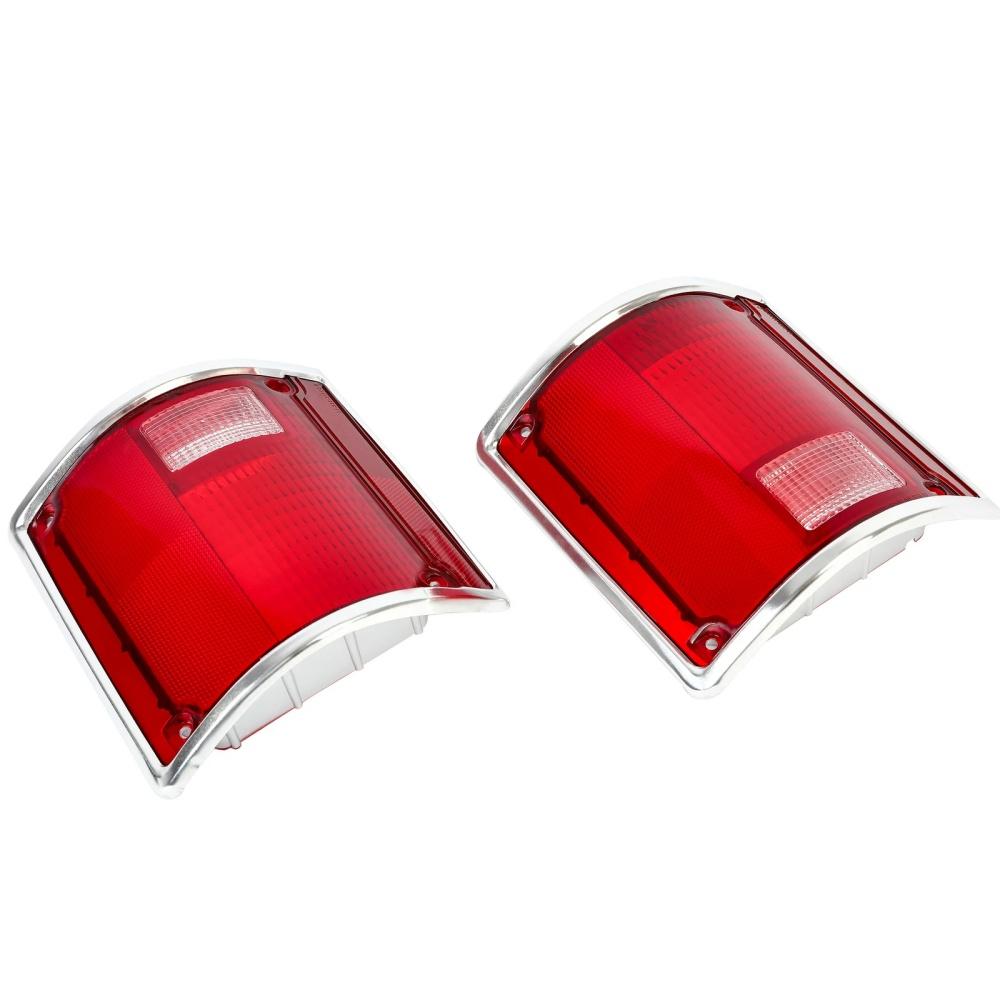 2x Tail Light Lamp Lens For Chevrolet C10 C20 C30 K10 Suburban Blazer 1973-1991