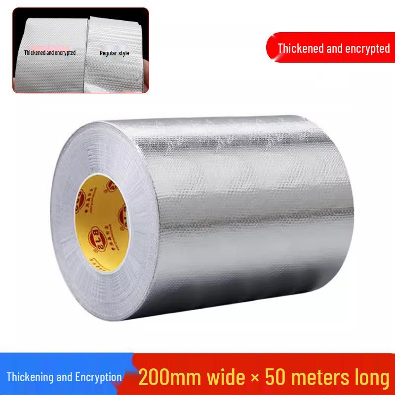 Nastro adesivo in foglio di alluminio impermeabile resistente alle alte temperature per isolamento condotti e protezione solare