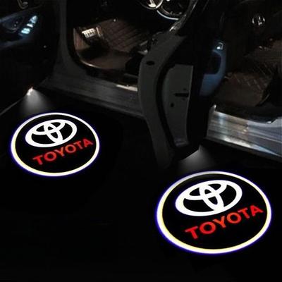 2/4Pcs LED Car Door Welcome Lights Projector Ghost Shadow for Camry Highlander Land Cruiser Reiz Exterior Accessories