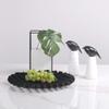 Abstract Animal Sculpture Black Bird Ornaments Marble Statue Geometric Tray Fruit Platter Swallow Home Decoration Accessories