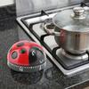 60 Minutes Ladybugs Kitchen Timer Cute No Battery Required Mechanical Wind up Timer Red Loud Ring Kitchen Alarm Clock Baking
