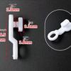Curtain Track Pulley Hook Accessories for Old-Fashioned Curved Track Rails