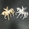 Fashion Creative Baroque Angel Pony Horse Brooch Pin Badge Clothing Suit Corsage Women High-end Brooch Jewelry Accessories Gift