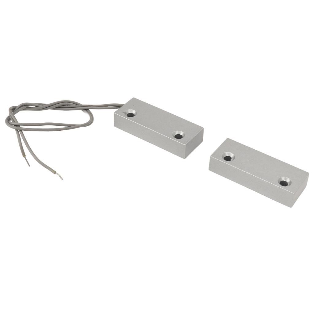 Senzor de contact magnetic Reed de 10W, senzor de contact NC pentru ușă și fereastră, din aliaj de zinc, pentru garaj
