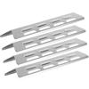 4pcs Stainless Steel Burners Heat Plate Barbeque Grill XH00463 Fit for Backyard Grill