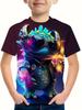 Children's Clothing Clothes For Boy Short Sleeve Boy Child Tee Shirt Kids Clothes 3D Print Fashion O-Neck Girls Summer Clothes
