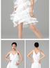 High-End Women's Latin Dance Tassel Dress - Sexy Adult Performance and Competition Costume