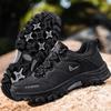 Mens Fall Shoes Waterproof Anti-skid Anti-smashing Outdoor Climbing Mountain Hiking Boots  Big Size 39-47