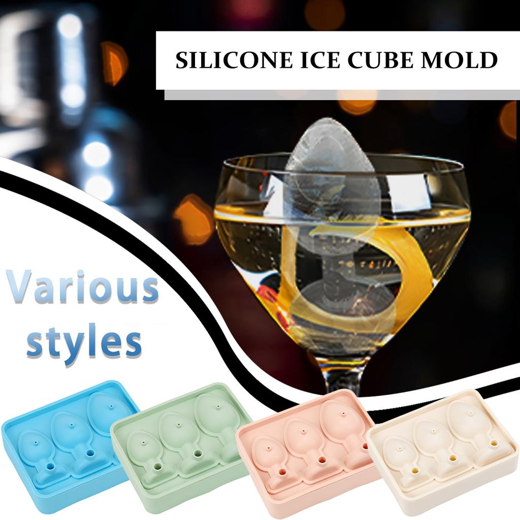 Tray Mold - Silicone Ices Cubes Trays Shapes For Accessories Craft Ice Ball Freezer With Lid Adult Homemade Fun Whiskey Coffee Cocktail Par