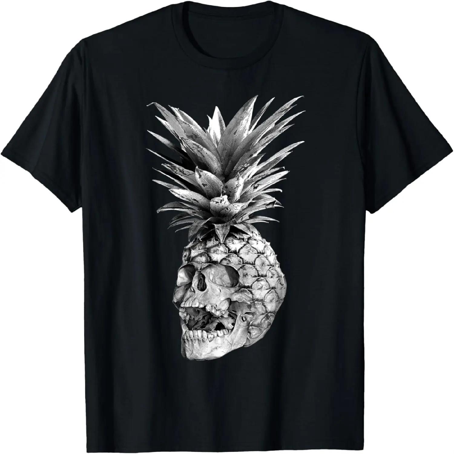 

Skull Pineapple T Shirt Hipster Bartender Cocktail Rave Gift T-Shirt XXXXXL різнокольоровий