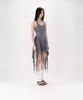 Nogtabeu Layered Sleeveless Mini Dress Grey