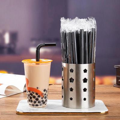 ZISIZ Flexible Bent Bubble Tea Straws