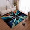 Colorful Gaming Controller Design Carpet for Living Room or Bedroom Suitable for Use As an Anti-slip for Living Room Bedroom Sofas