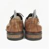 Made in Italy BARNI Medallion Toe Wholecut Leather Dress Business Shoes Size 26.0 Brown(USED)