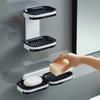 Creative Wall-Mounted Soap Holder with Draining Rack and Scent Cover