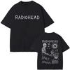 Rock Band Radiohead 2026 Tour Tshirt Men Women Fashion Cartoon Streetwear Male Casual Vintage Pure Cotton T Shirt Fans Gift