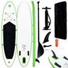 VidaXL Set of Inflatable SUP Boards Paddle Board Paddle Surf Indestructible and UV Resistant Men Adult Outdoor 92734
