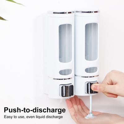 Dozator Săpun Lichid 400ml Tip Presă Robust Montat pe Perete Dozator Săpun pentru Spălarea Mâinilor pentru Baie