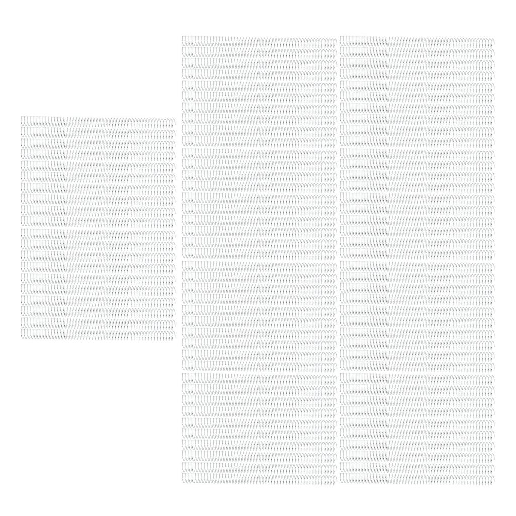 100Pcs Spiral Binding Coil 170 Sheet Capacity Spine Comb 19mm Diameter 48 Teeth 4:1 Pitch Set Kit for