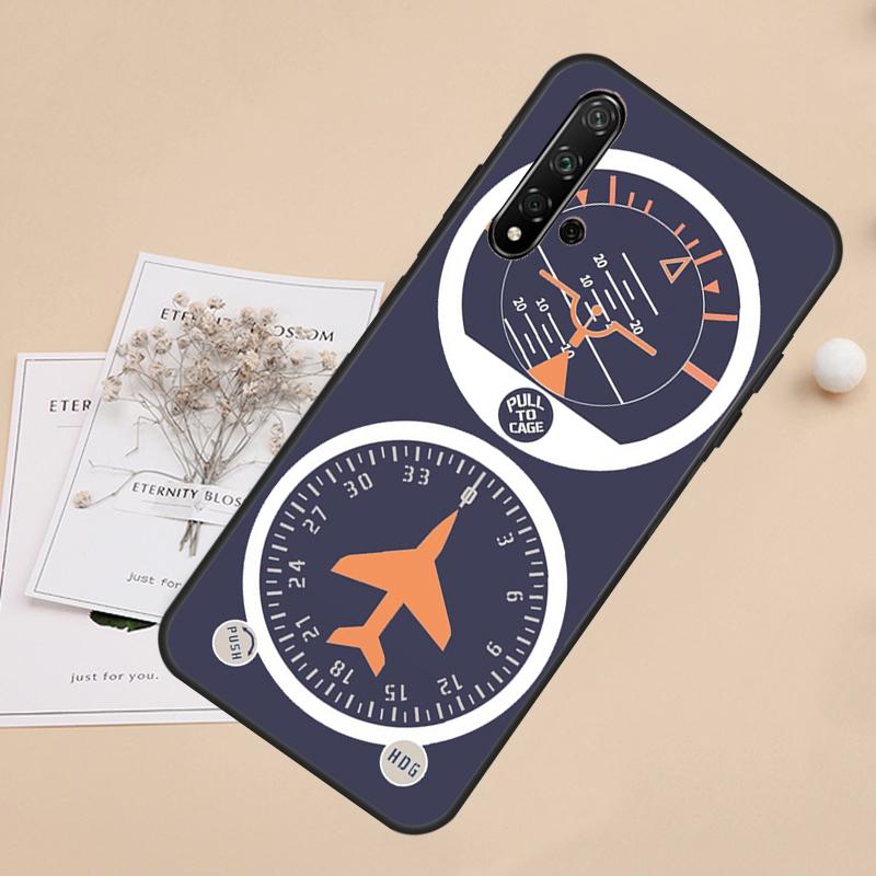 Flight Instruments For Huawei Nova 5T 9 10 SE 7i 8i 11i 12i Y60 Y61 Y70 Y72 Y73 Y90 Y91 P20 P30 P40 Lite Case