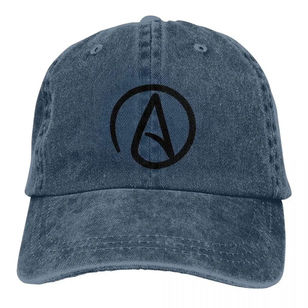 Atheist Atheism Baseball Cap Religious Belief Street Style Men Washed Hip Hop Hats Sunscreen Outdoor Sports Cap Present