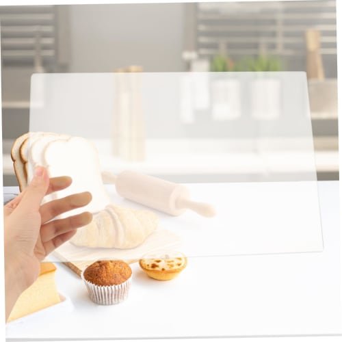 Ciieeo Glass Cutting Board, Tempered Glass Chopping Board, Fruit and Vegetable Cutting Mat, Kitchen Tool with Name Tag