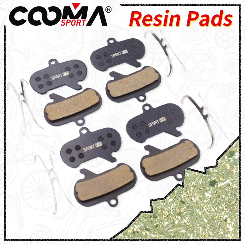 4 Pairs, Bicycle Brake Pads for SRAM Maven Hydraulic Caliper, Sport EX Class, Resin