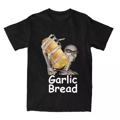 Zomer Koppel T-shirt Knoflookbrood T-shirts Mode Grappig Skelet Unisex T-shirt Zomer Tees Y2K Vrouwen Grappig Design Katoenen Kleding