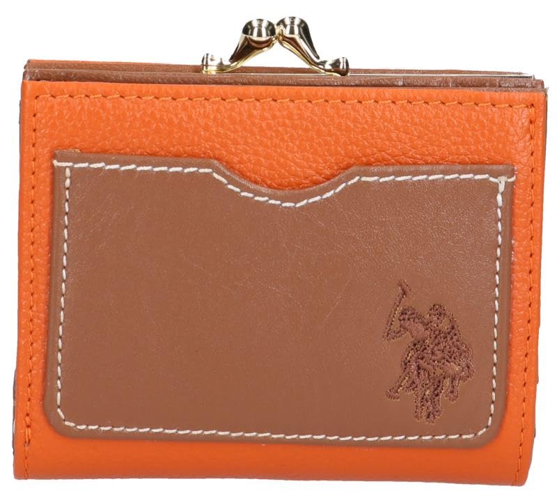 [US Polo Assun] Складной кошелек с цветным карманом [Б/У]
