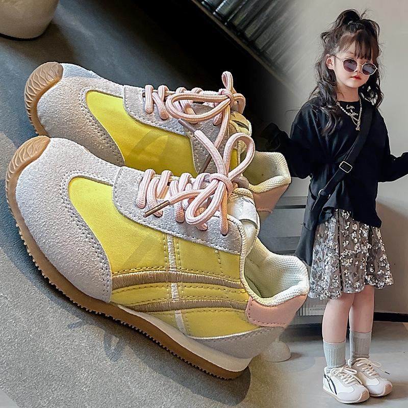 Girls' sports shoes 2025 autumn new children's Forrest Gump shoes soft-soled casual shoes boys' trendy children's student Forrest Gump shoes