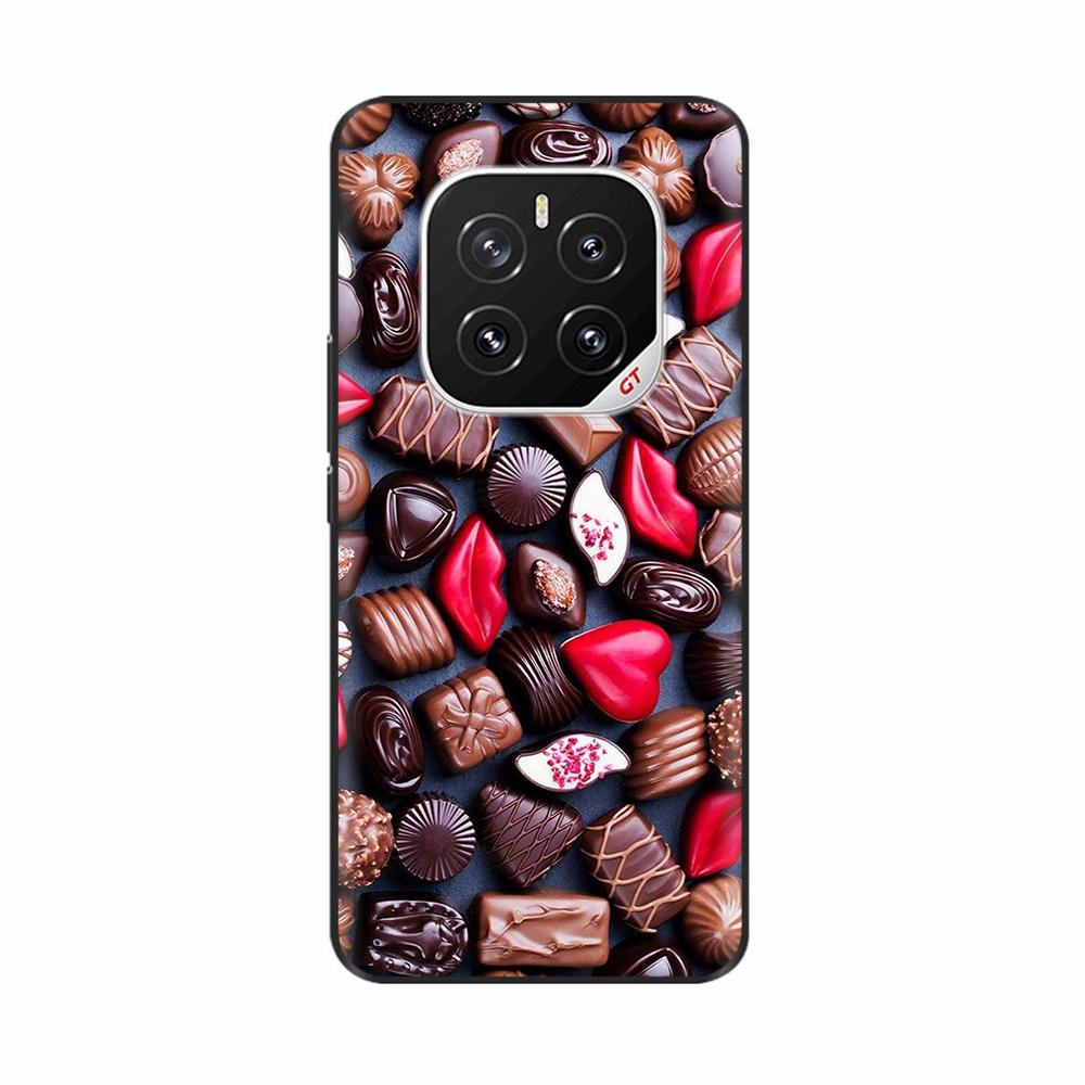For Honor GT Pro Case Capa Silicone Painted Cats Soft Black Cover For Honor GT Pro Cover honorGT Pro TPU Coque Protective Shells