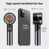 Handheld Fan,Portable Turbo Fan,Powerful Personal Fan(7000rpm High-Speed Motor,Battery Work 3-16 H),USB Rechargeable Mini Handheld Fan for