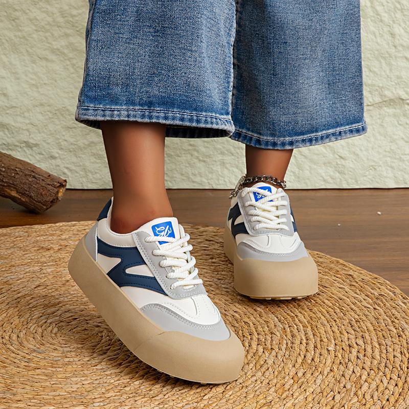 

New Women s Platform Training Sneakers - Retro Chunky Sole Shoes, Non-Slip Casual Fashion Walking Shoes for Spring/Autumn 40
