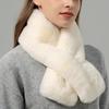 Winter Warmth Korean Version Versatile Thickened Whole Skin Otter Fur Scarf Women's Double-sided Rabbit Fur Scarf Real Fur Collar