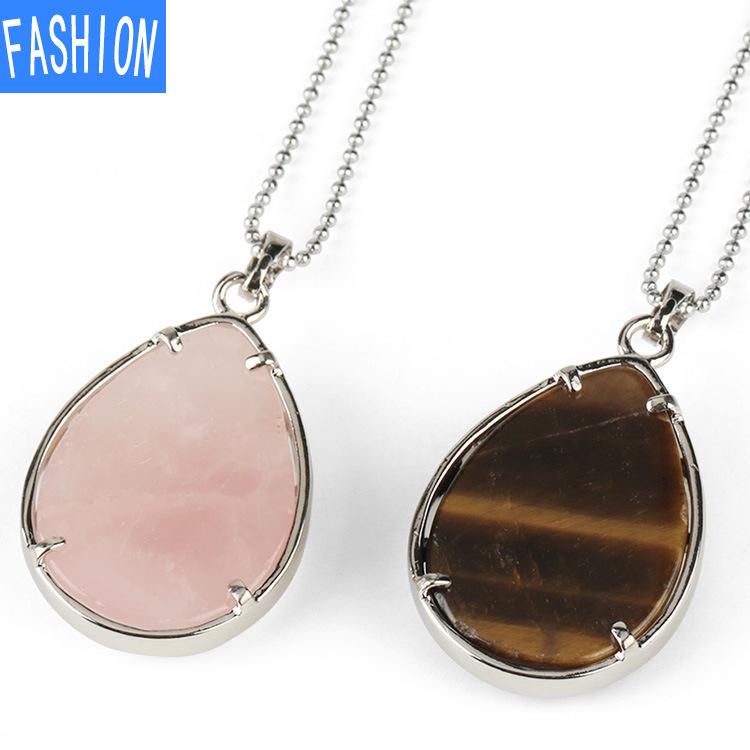 Bijuterie din cristal natural Picătură pandantiv colier model Libelule lacrimi înger pandantiv colier cristal