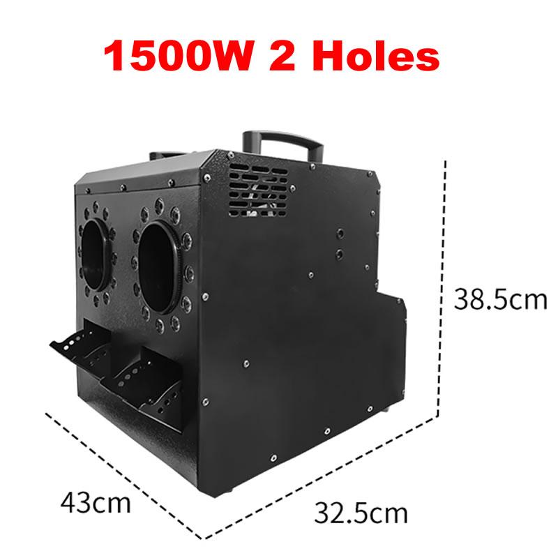 Smoke Bubble Machine Double Holes DMX 512 Remote Control Wedding Stage Bubbles Effect for DJ Disco Bars Parties Show