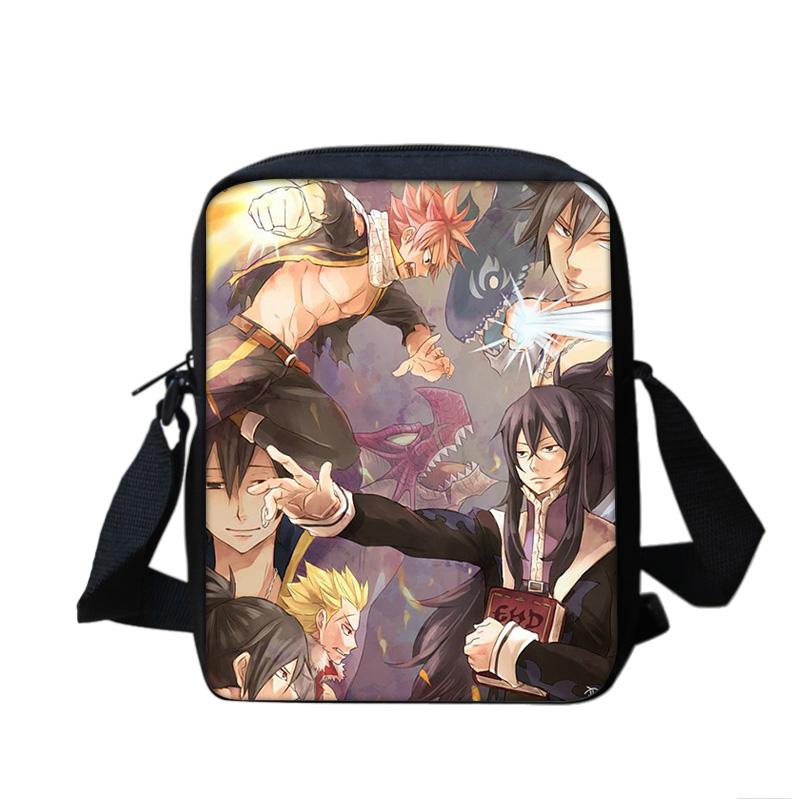 FAIRY TAIL shoulder bag cartoon anime print student boys and girls new lightweight, compact, large capacity, versatile