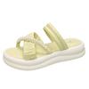 Soft-soled slippers wear new women's shoes, women feel cool in summer, skirt shit wind with 2025 two wear fashion step