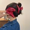 Hairdress Large Size Hair Claw Acetate 10.5CM Hair Pin Red Hair Clip Girls Women