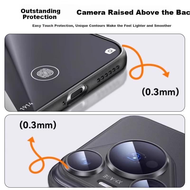 Stiger Phone Case for Huawei Pura80 Pro/Pro+, Huawei P800 Pro/Pro+ Protective Cover, Full Protection Anti-Drop Frosted Anti-Fingerprint Case