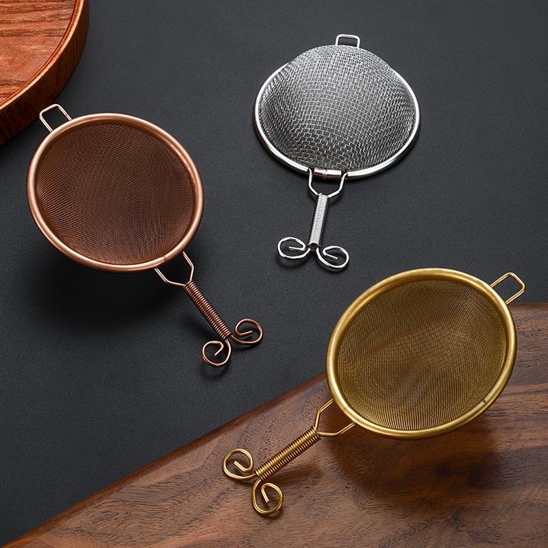 Stainless Steel 304 Tea Infuser & Strainer Set with Ceramic Filter Screen - Kung Fu Tea Accessories