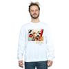 Disney Mens Mickey Mouse Building A Building Sweatshirt
