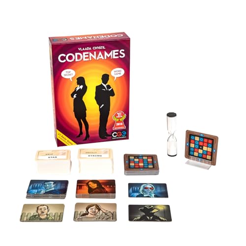 Codenames Card Game, 2-8 Players, Ages 3 and Up